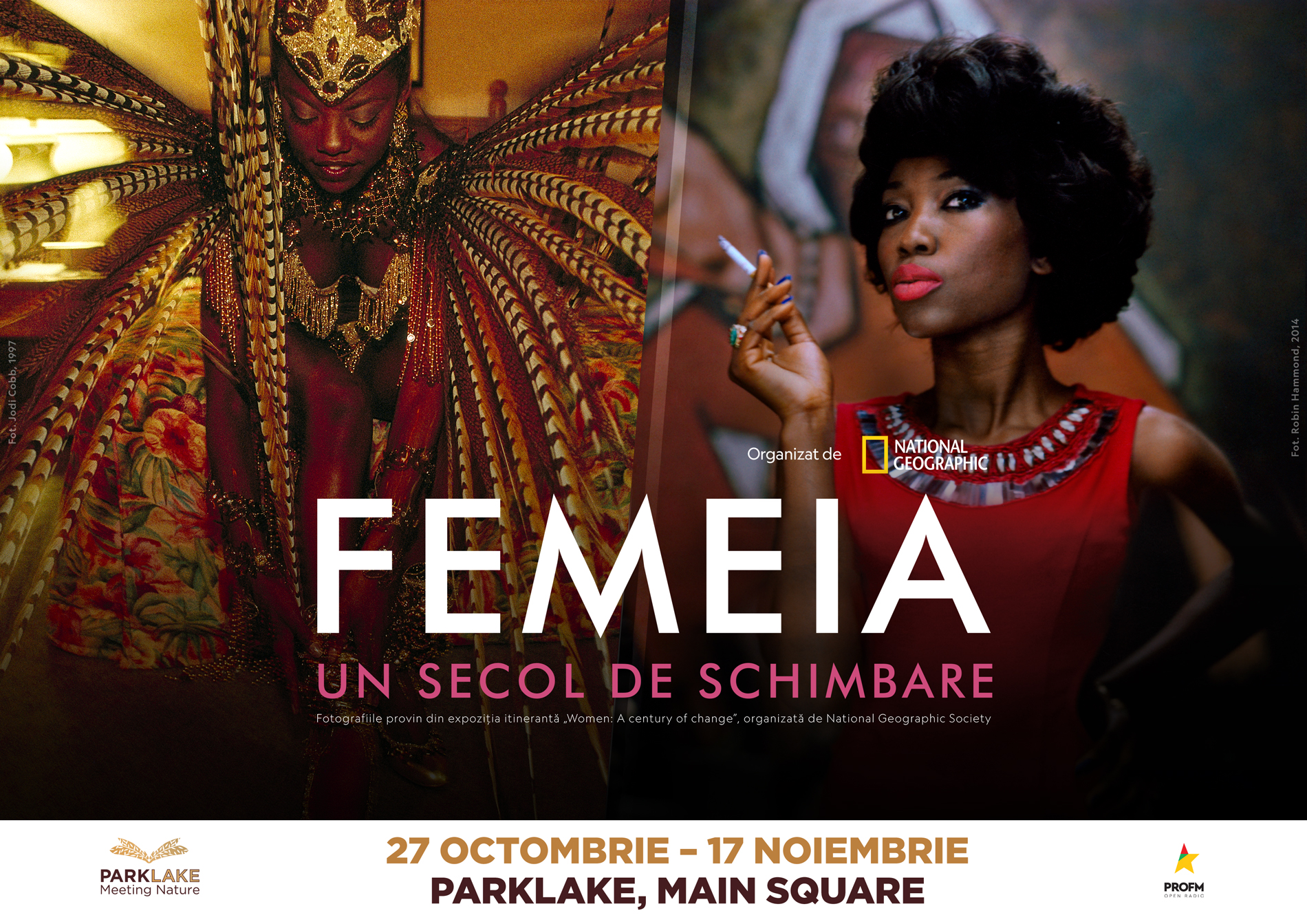 Expozitia „Femeia: Un secol de schimbare” organizata de National Geographic in ParkLake