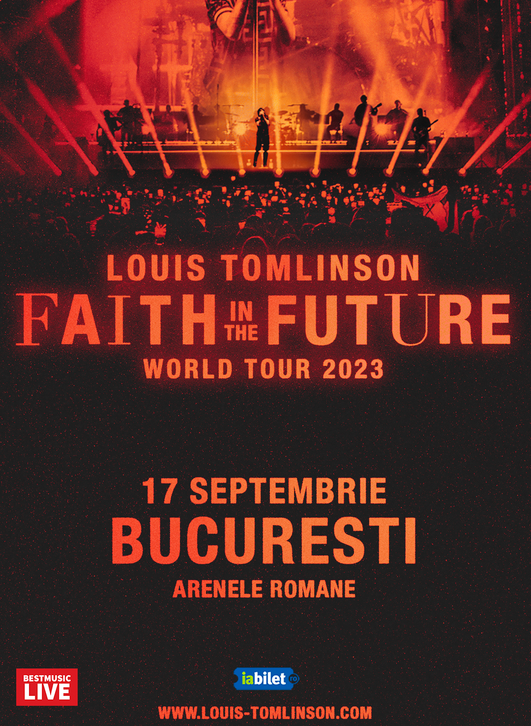 Louis Tomlinson, fostul membru One Direction, in concert la Bucuresti