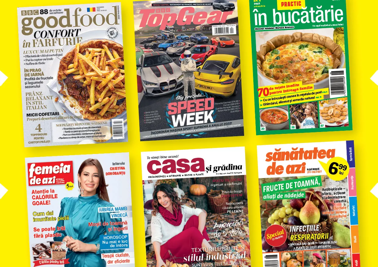 Revistele BBC Good Food si BBC TopGear disponibile din nou la punctele de difuzare a presei