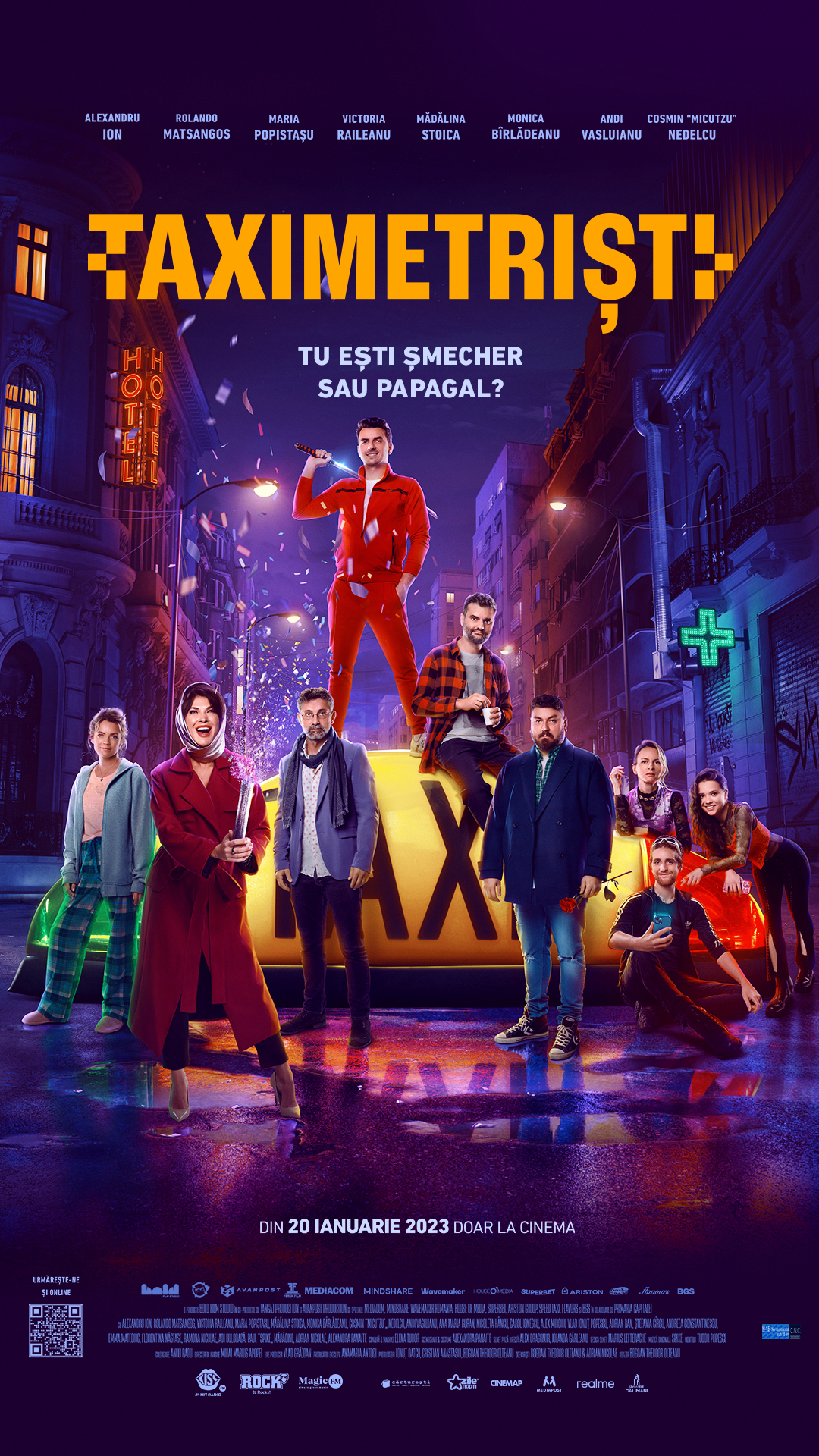 Lansare poster și trailer oficial pentru filmul „Taximetriști”, regizat de Bogdan Theodor Olteanu