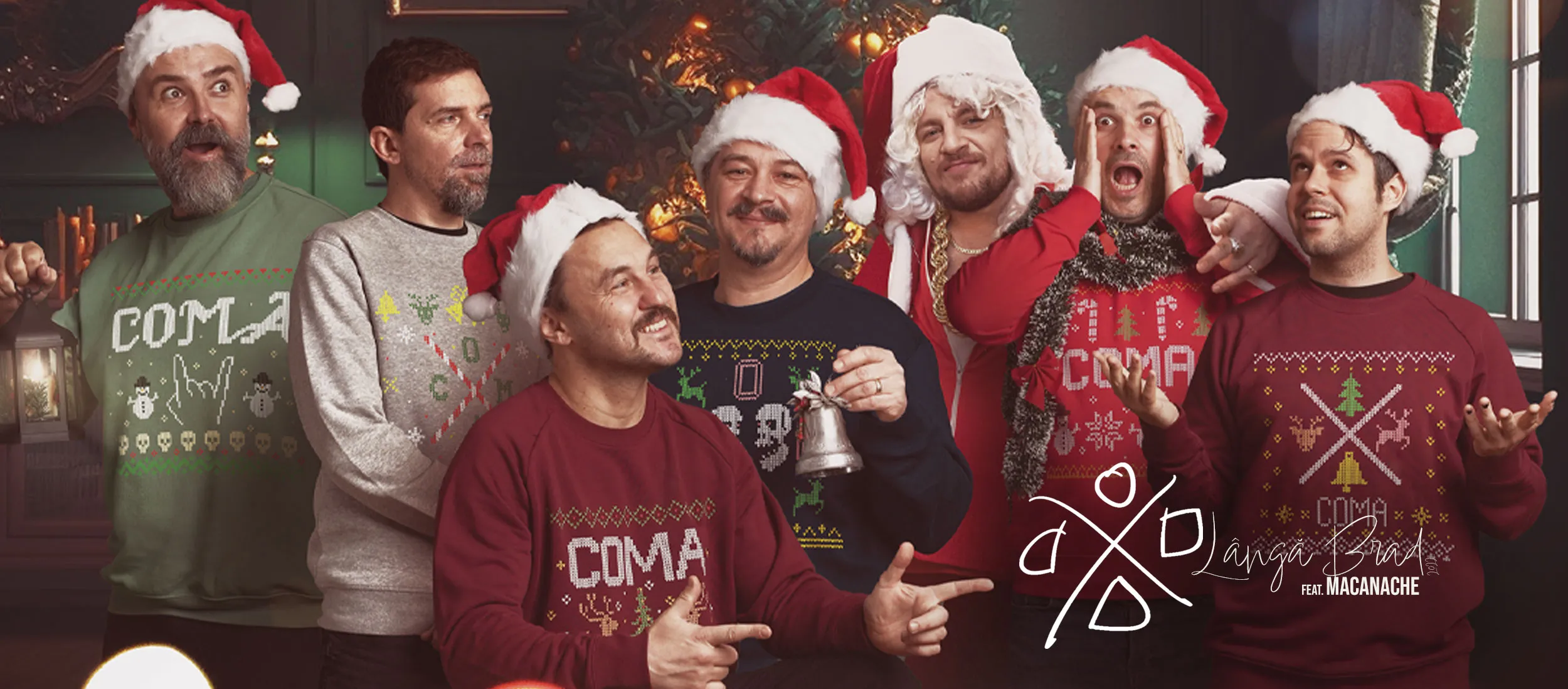 COMA demarează un nou proiect, de Crăciun cu melodia „Lângă brad [2022] feat. Macanache”