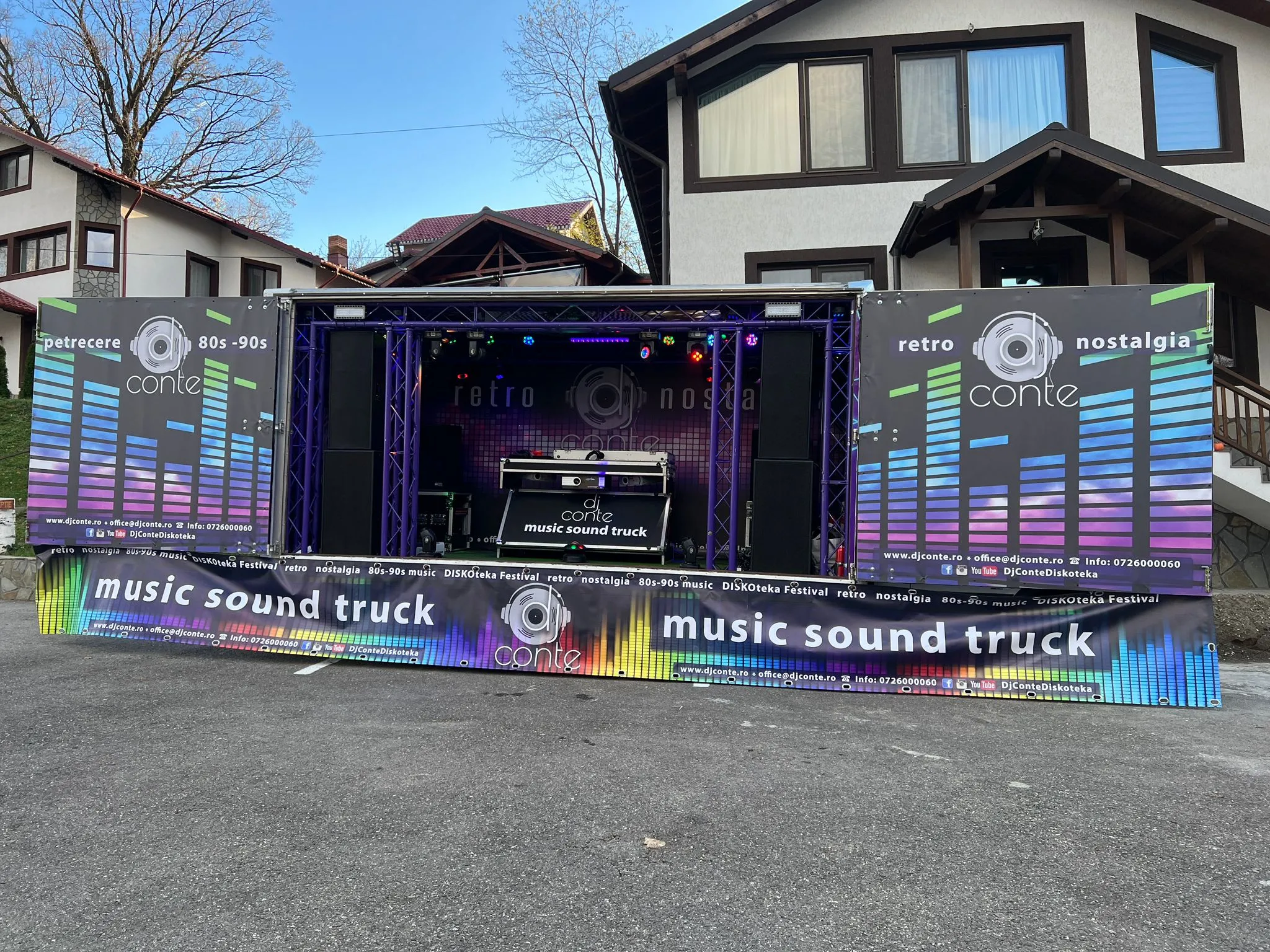 Music Sound Truck by djConte – un proiect de scenă modernă pe 4 roți
