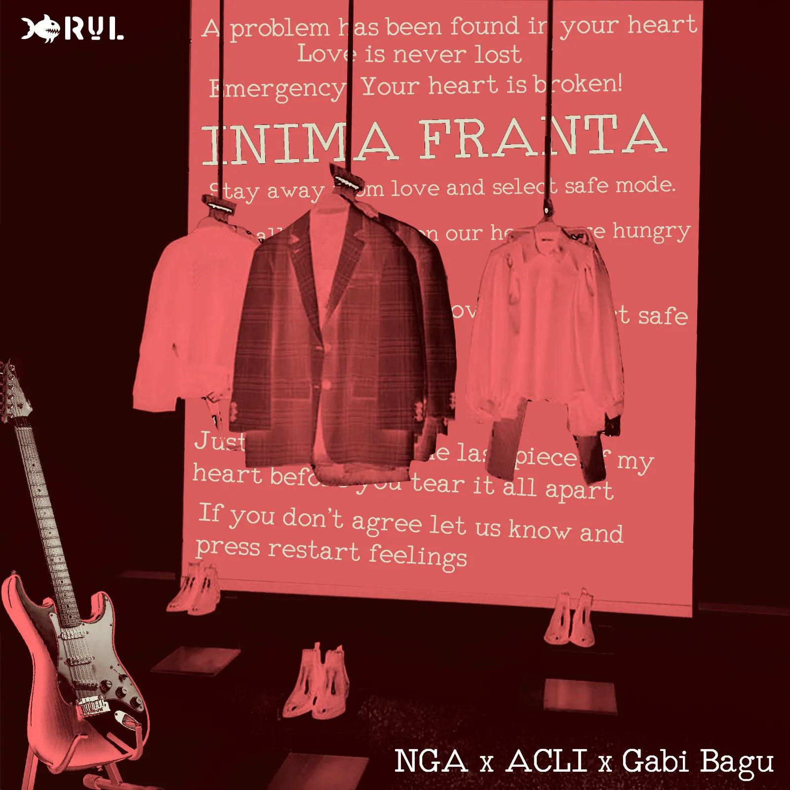 N.G.A, ACLI si Gabi Bagu isi unesc stilurile diferite pentru o piesa cu potențial de hit: „Inima franta”