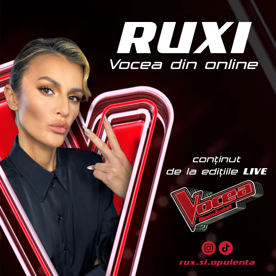 RUXI este Vocea din online în LIVE-urile Vocea României