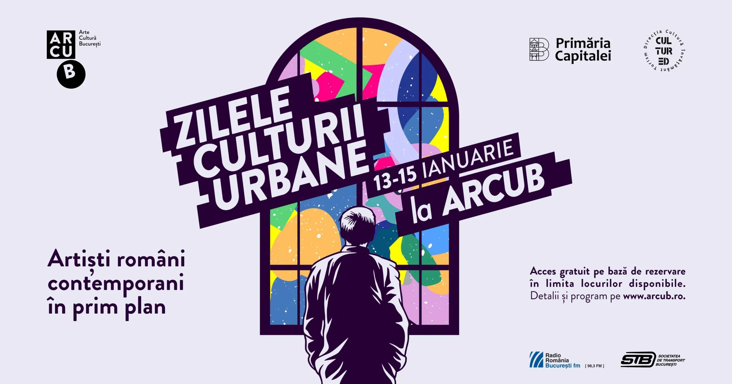 ZileIe culturii urbane#2 la Arcub: Expoziții, live performances, ateliere, concerte, filme și întâlniri cu artiști contemporani între 13 și 15 ianuarie