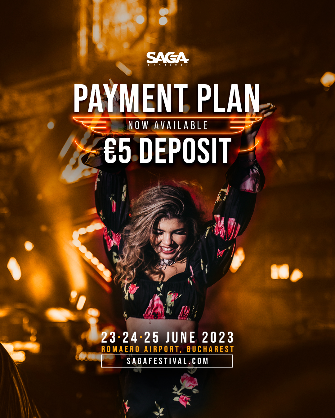 SAGA Festival reintroduce payment plan: bilete în rate egale la cel mai avantajos preț