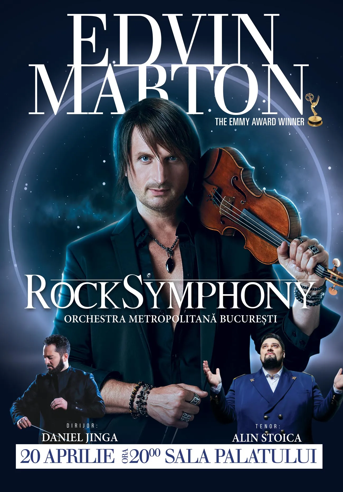 EDVIN MARTON va invita la ROCK SYMPHONY! Un spectacol de exceptie pe 20 aprilie la Sala Palatului