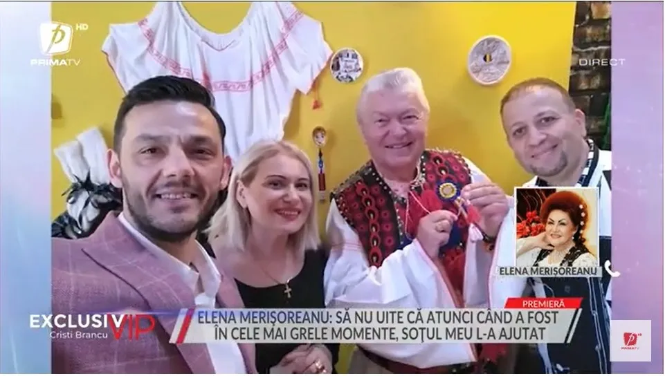 Reacția Elenei Merișoreanu la declaratia lui Gheorghe Turda / premiera la ”Exclusiv VIP” cu Cristi Brancu