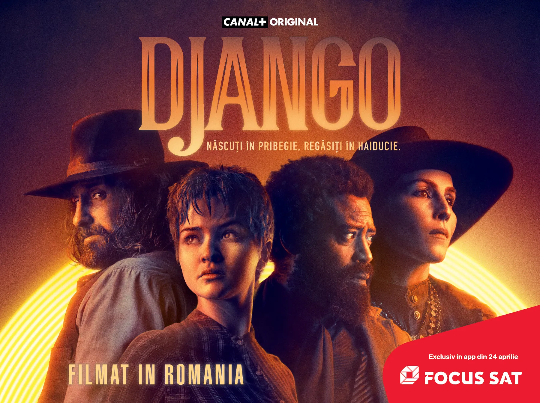 Serialul „Django”, co-produs de CANAL+ filmată în România se lanseaza la Focus Sat TV pe 24 aprilie