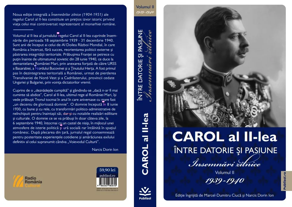 Editura Publisol lanseaza volumul II din seria Carol al II-lea