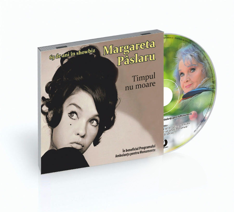 La celebrarea celor 65 de ani de activitate artistica, Margareta Paslaru lanseaza un nou album