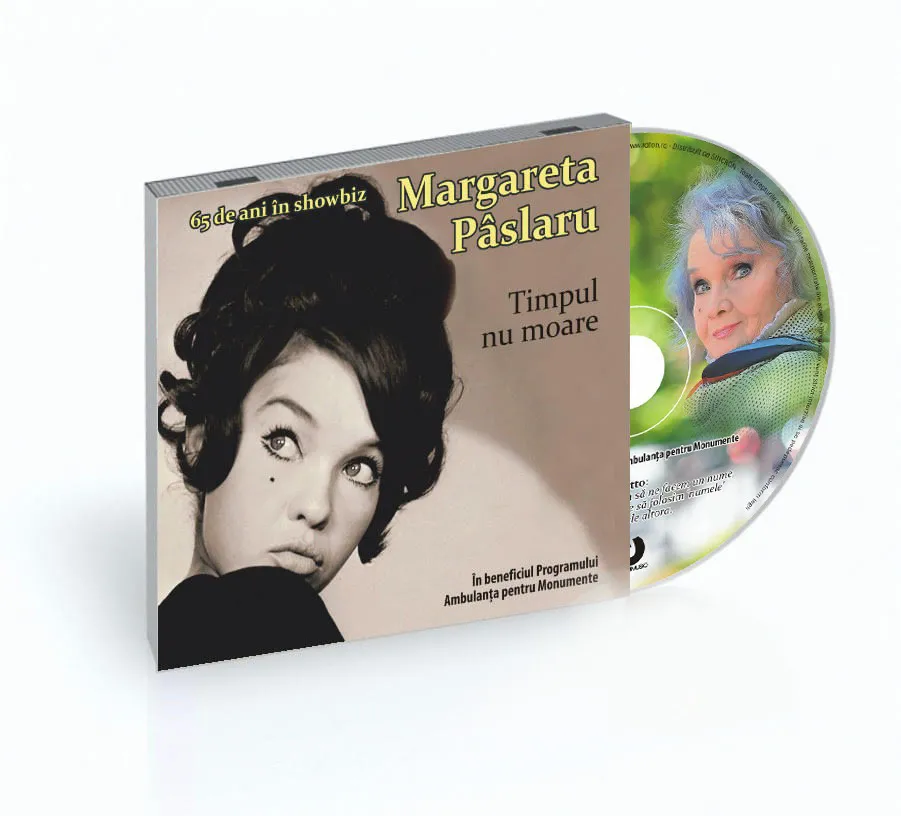 La celebrarea celor 65 de ani de activitate artistica, Margareta Paslaru lanseaza un nou album