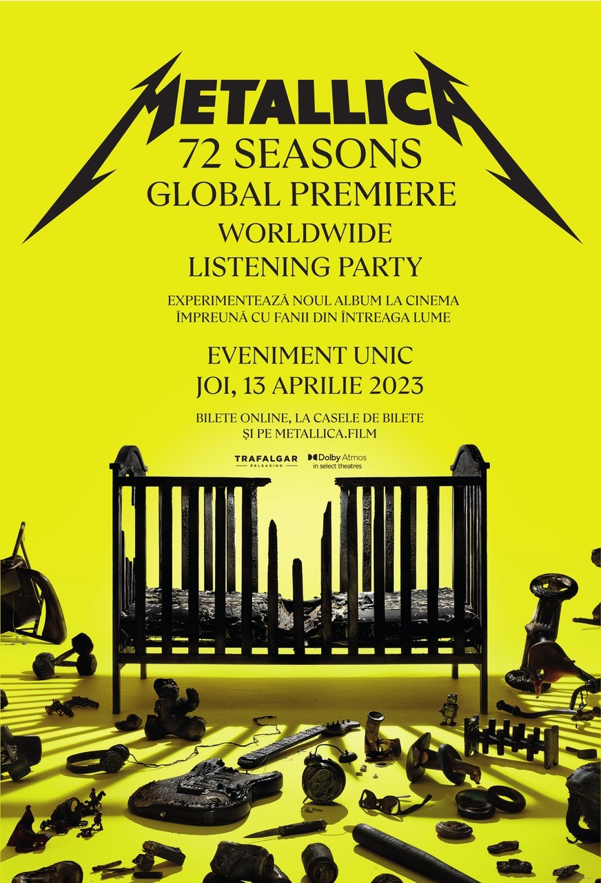 Metallica: 72 Seasons Global Premiere – Un listening party global, o singură difuzare, doar pe 13 aprilie