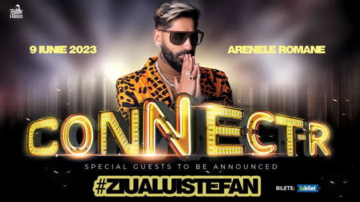 “Ziua lui Ștefan” este vineri! Ce artiști vor urca pe scenă la concertul lui Connect-R de pe 9 iunie de la Arenele Romane!