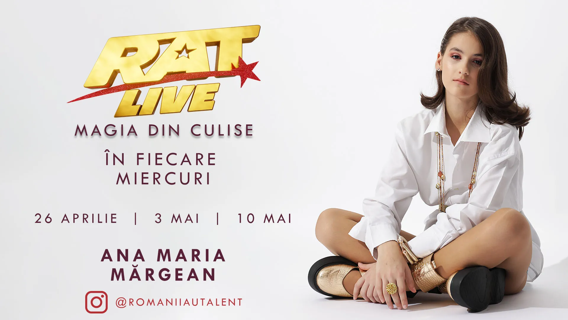 Ana Maria Margean aduce Magia din culise pe conturile de social media Romanii au talent! Bogdan Bolohan, coregraful emisiunii, ii va fi alaturi