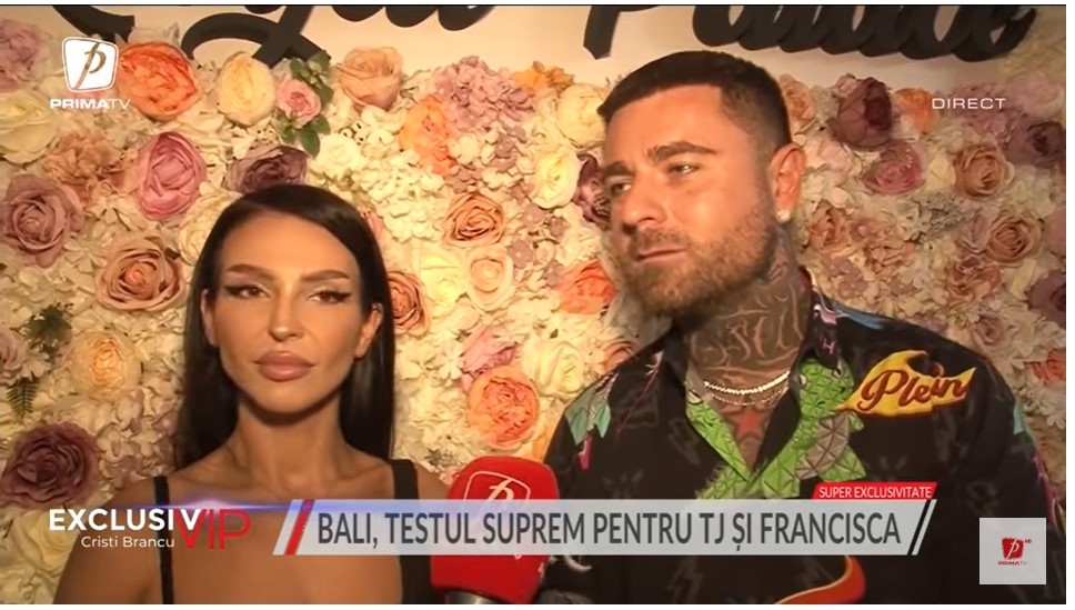 TJ Miles și Francisca, nas în nas cu fostul soț al cântăreței