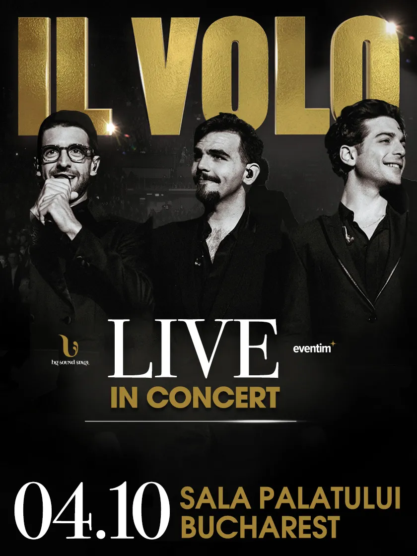 IL VOLO revine în România și va concerta pe 4 octombrie, la Sala Palatului
