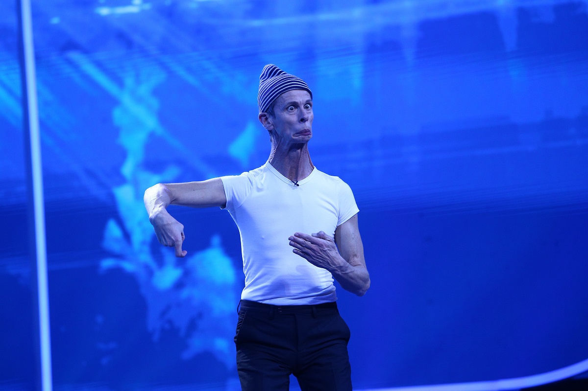 Patrik Cottet-Moine, revenire impresionantă la iUmor cu un nou show de pantomimă. Cheloo: „Este cel mai tare artist de umor care e încă în viață!“