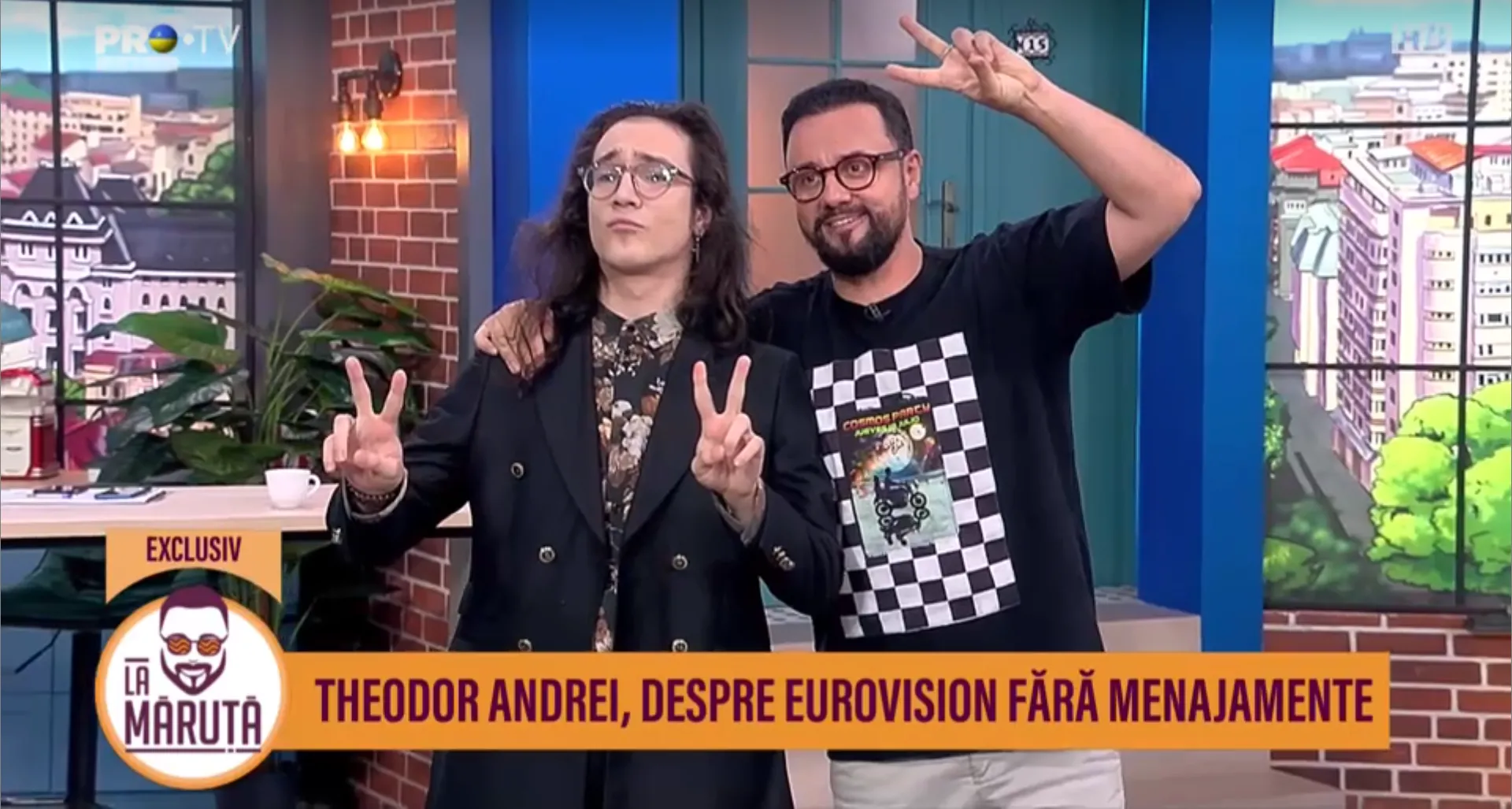 Theodor Andrei, reprezentantul Romaniei la Eurovision 2023, in direct La Maruta, despre faptul ca a primit 0 puncte in semifinala: „Eu sunt multumit!”