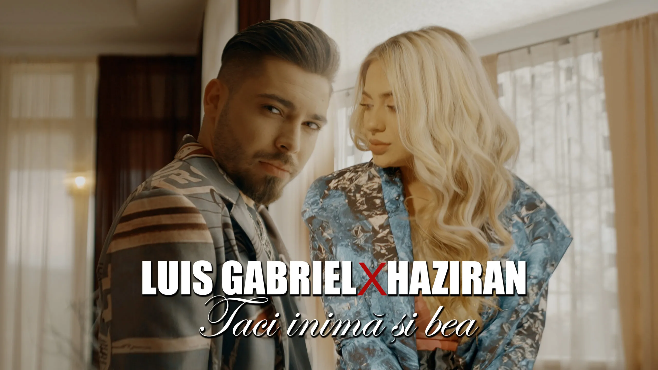 Luis Gabriel lansează o piesă nouă alături de frumoasa lui soție, Haziran, “Taci inima și bea”