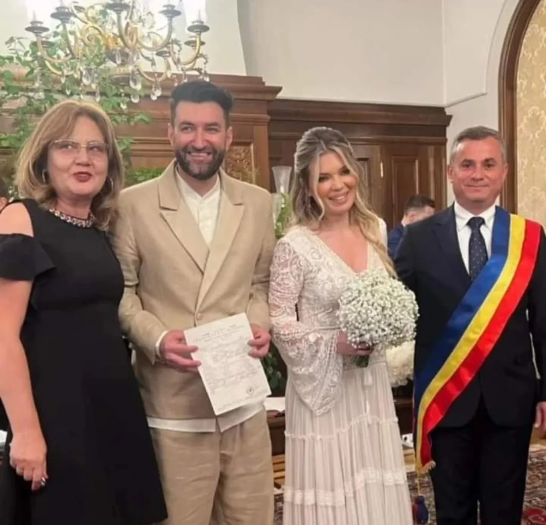 Gina Pistol și Smiley s-au căsătorit: cununia civilă și religoasă la Palatul Snagov și nunta la Orangeria Iris