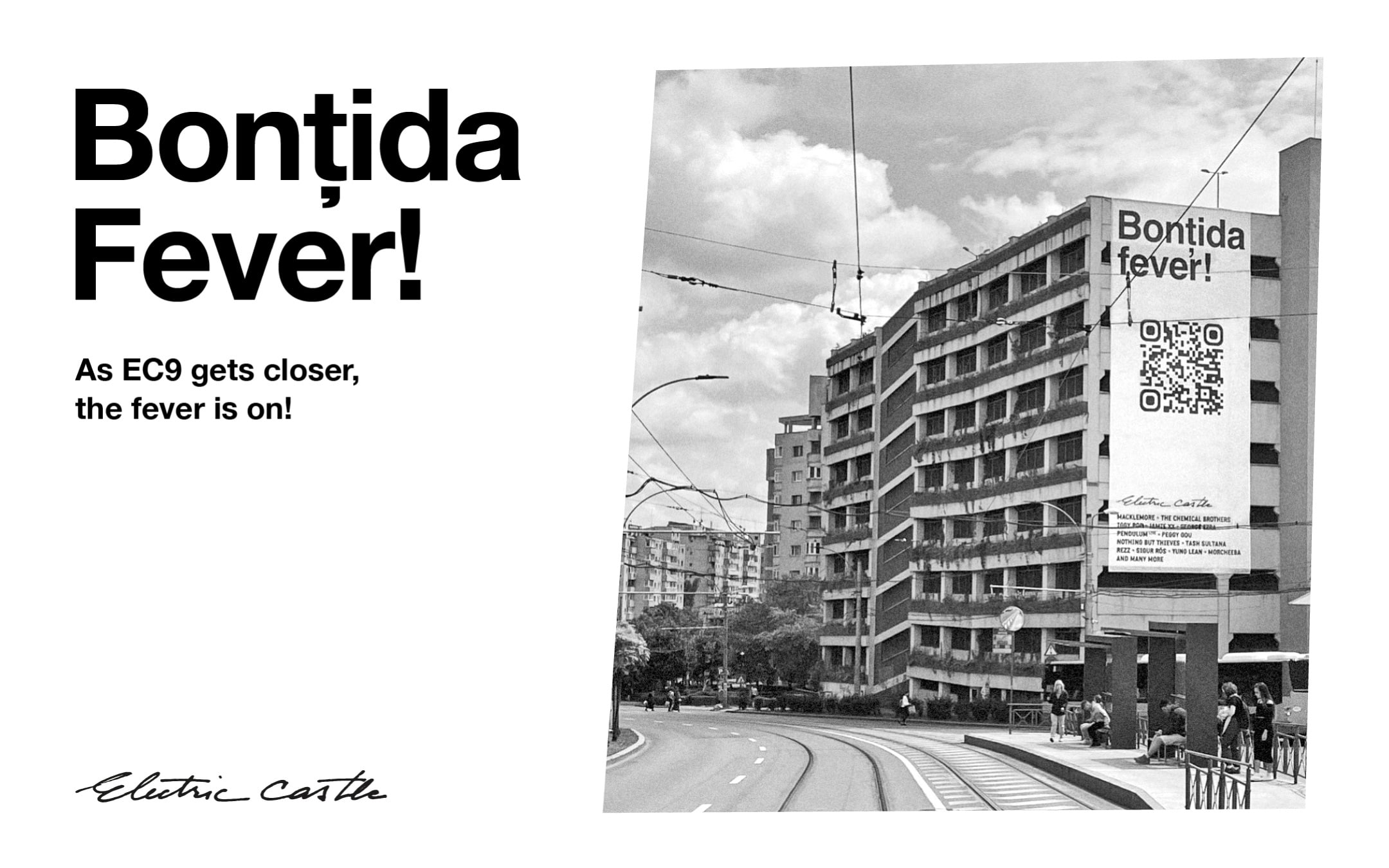 Bonțida Fever pe viață: Sute de fani Electric Castle și-au tatuat cel mai cool mesaj al momentului
