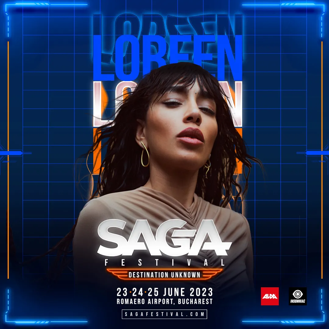 Loreen, câștigătoarea Eurovision 2012 și 2023, se alătură line-up-ului SAGA