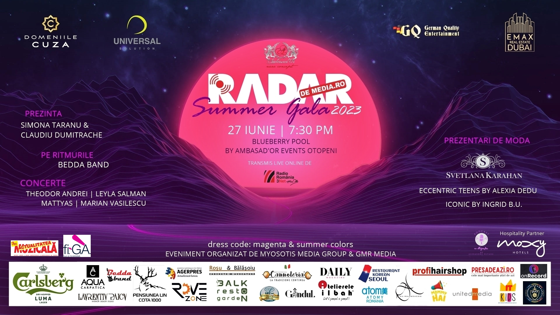 RADAR DE MEDIA Summer Gala 2023, cel mai așteptat eveniment monden al verii