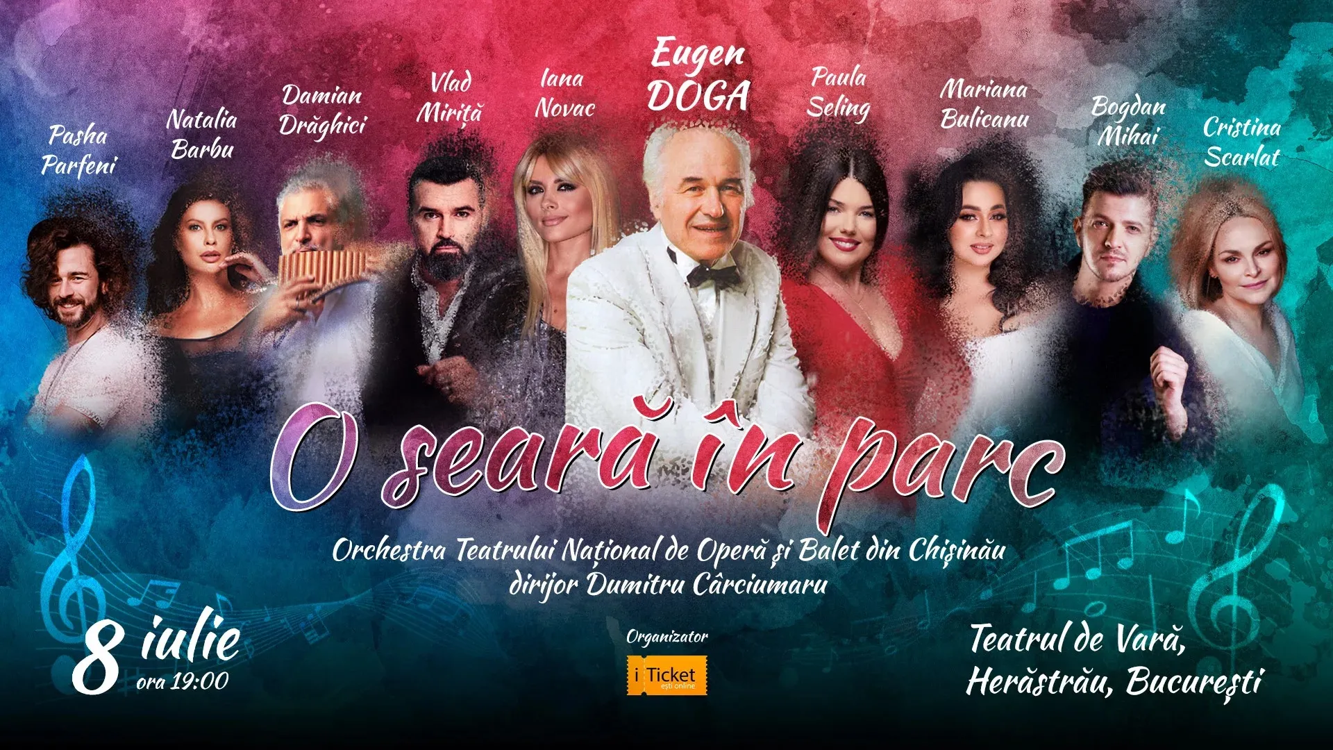 Se pregătește un concert grandios, “O seară în parc”, alături de nume mari ale muzicii românești!