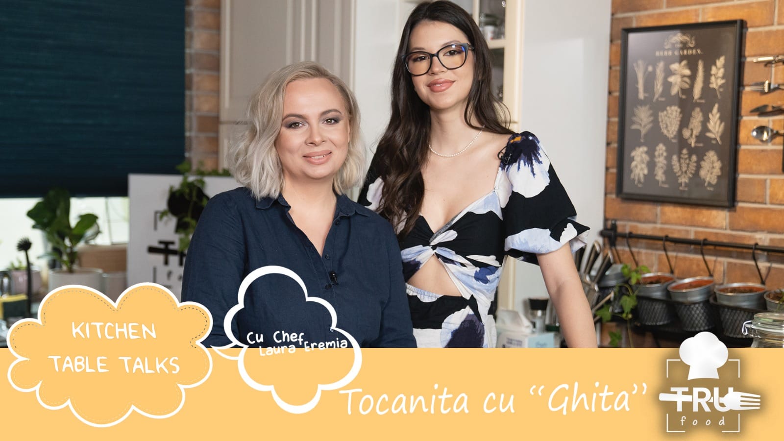 Cleopatra Stratan este primul invitat al seriei online „Kitchen Table Talks” cu Chef Laura Eremia