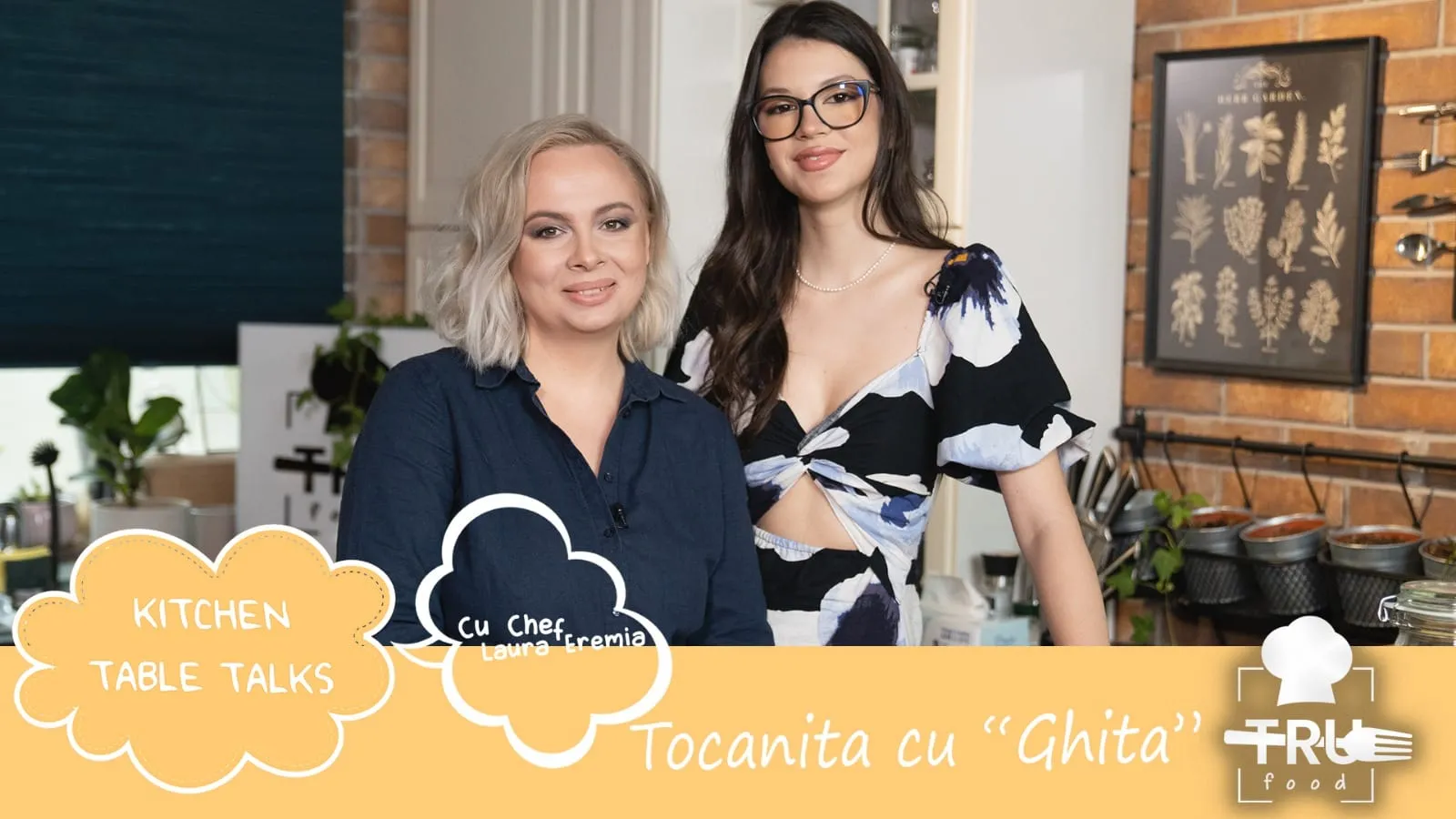 Cleopatra Stratan este primul invitat al seriei online „Kitchen Table Talks” cu Chef Laura Eremia
