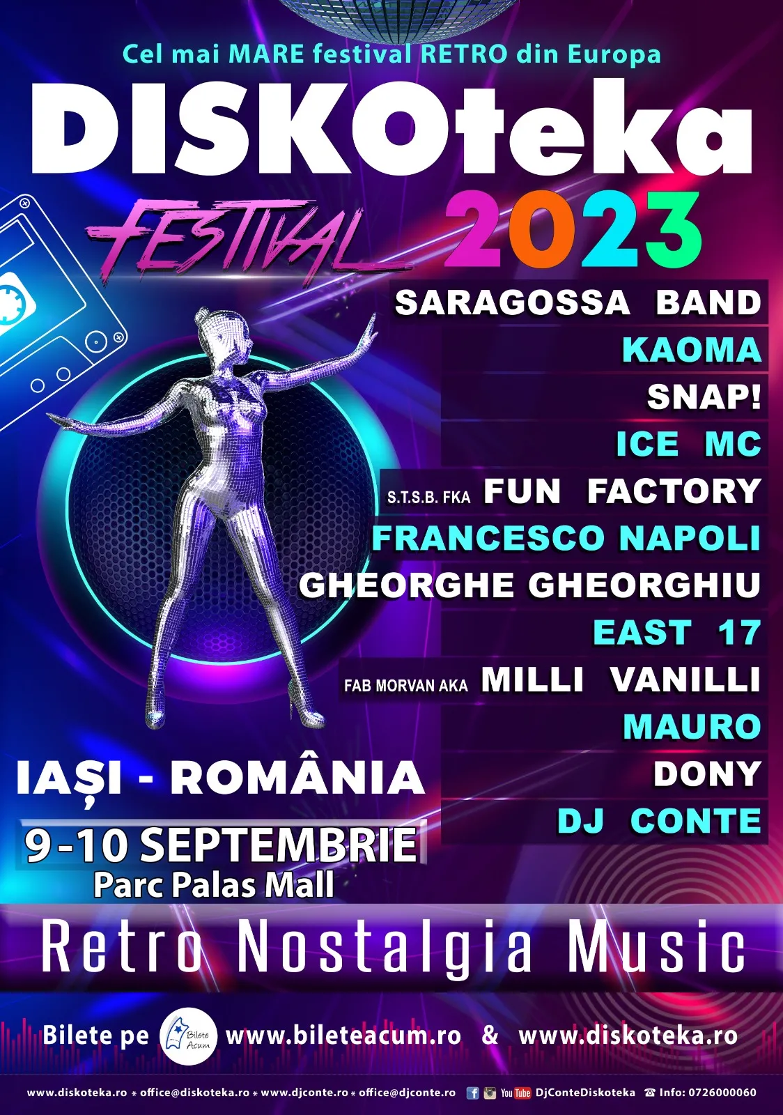 Cea mai mare discotecă în aer liber din Europa va avea loc în inima Iașiului!