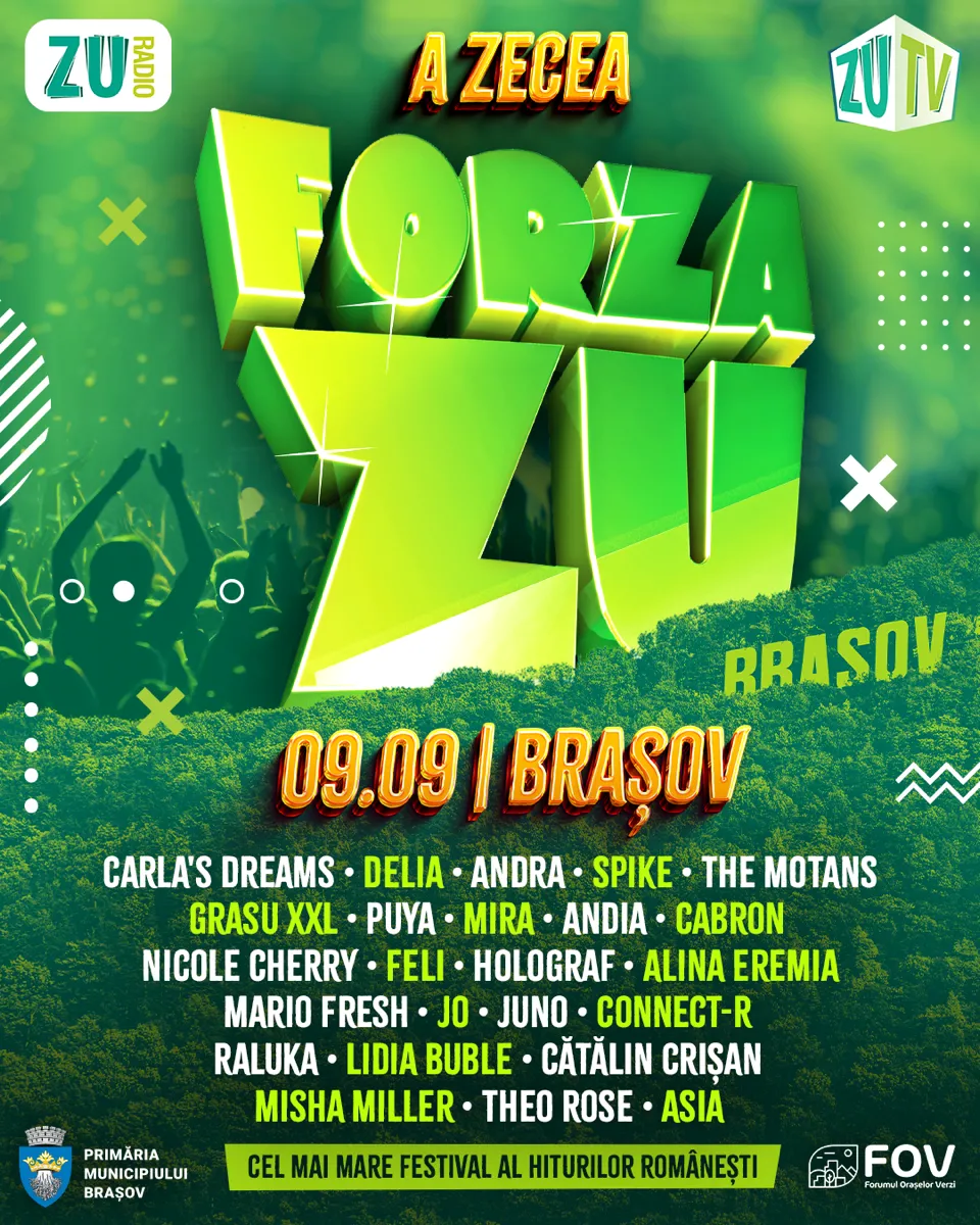 Cei mai iubiți artști români ai momentului pe scena Forza Zu