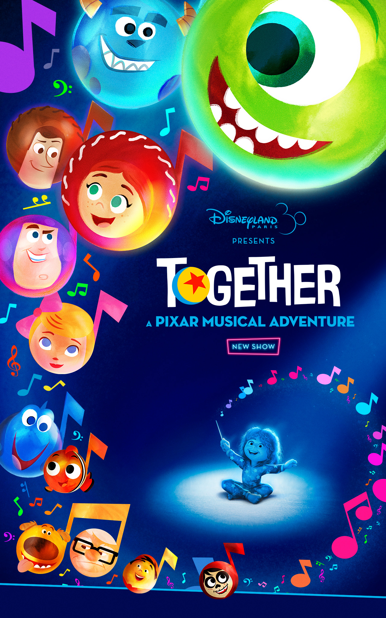 În curând: un show spectaculos de scena Pixar exclusiv Disneyland® Paris!