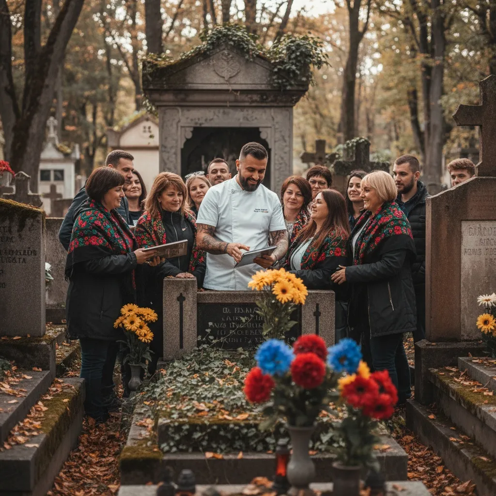 Florin Dumitrescu, abordat în cimitir și în spital de fani
