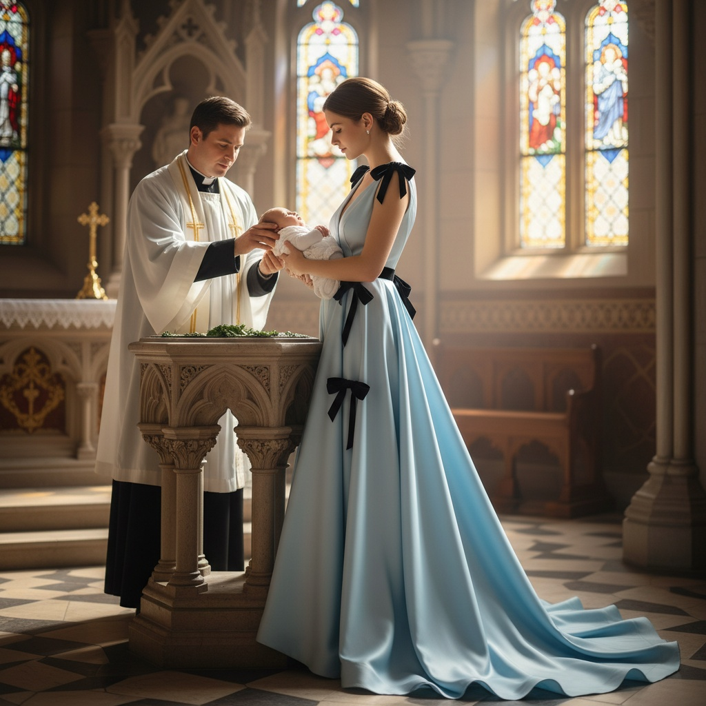 Prețul rochiei purtate de Elena Hagi la botezul fiului