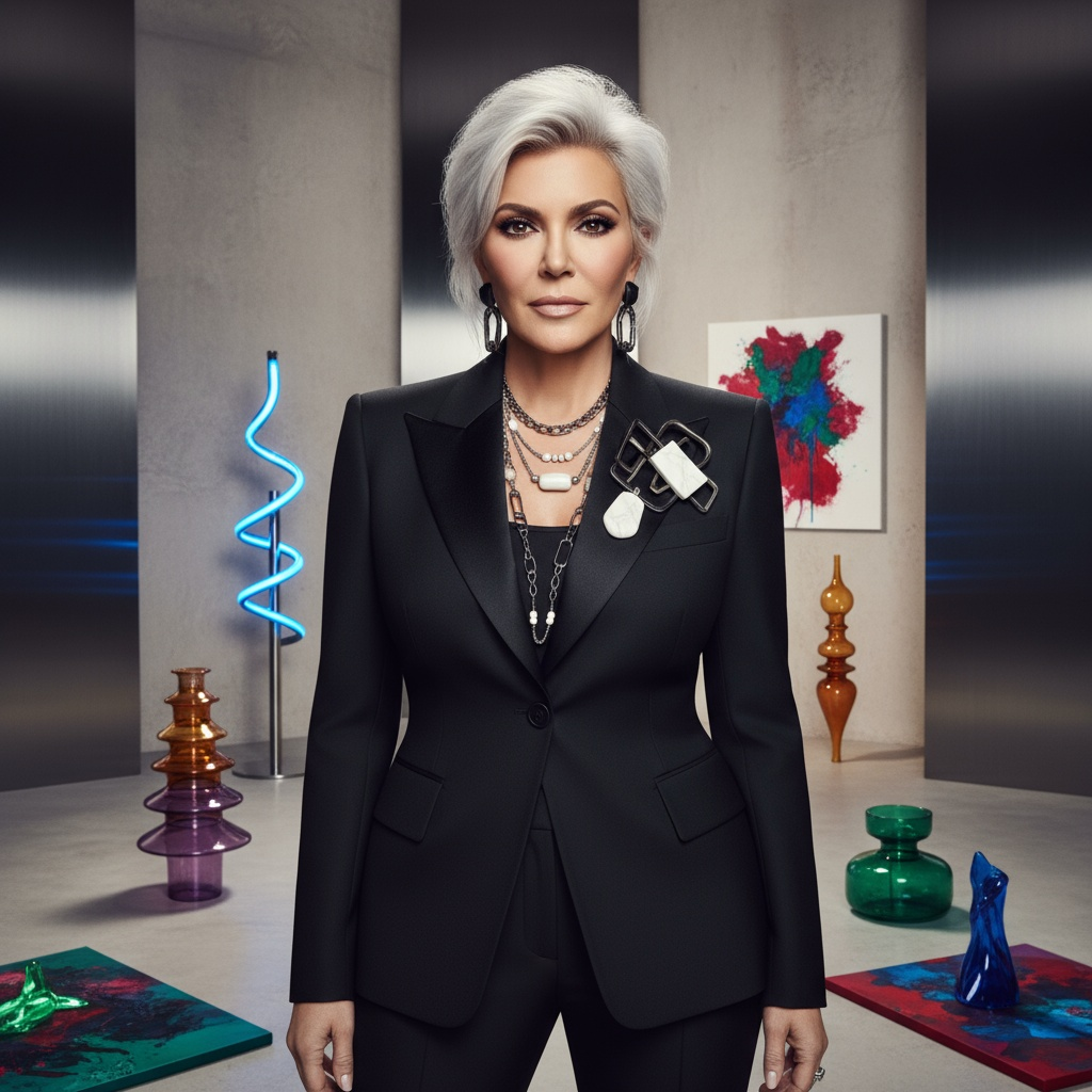 Kris Jenner a apărut blondă platinată pentru o zi