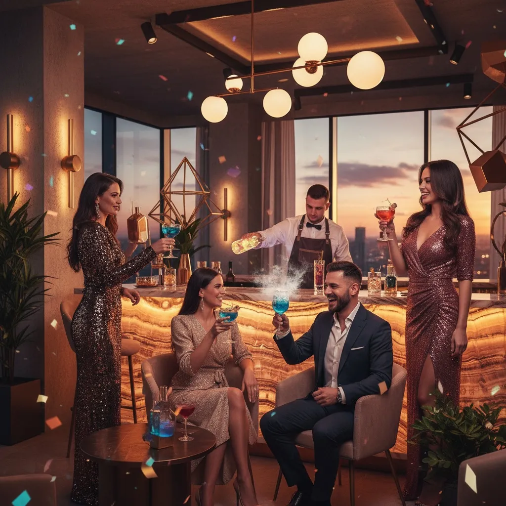 Valentin Luca asociază vedetele românești cu cocktailuri celebre