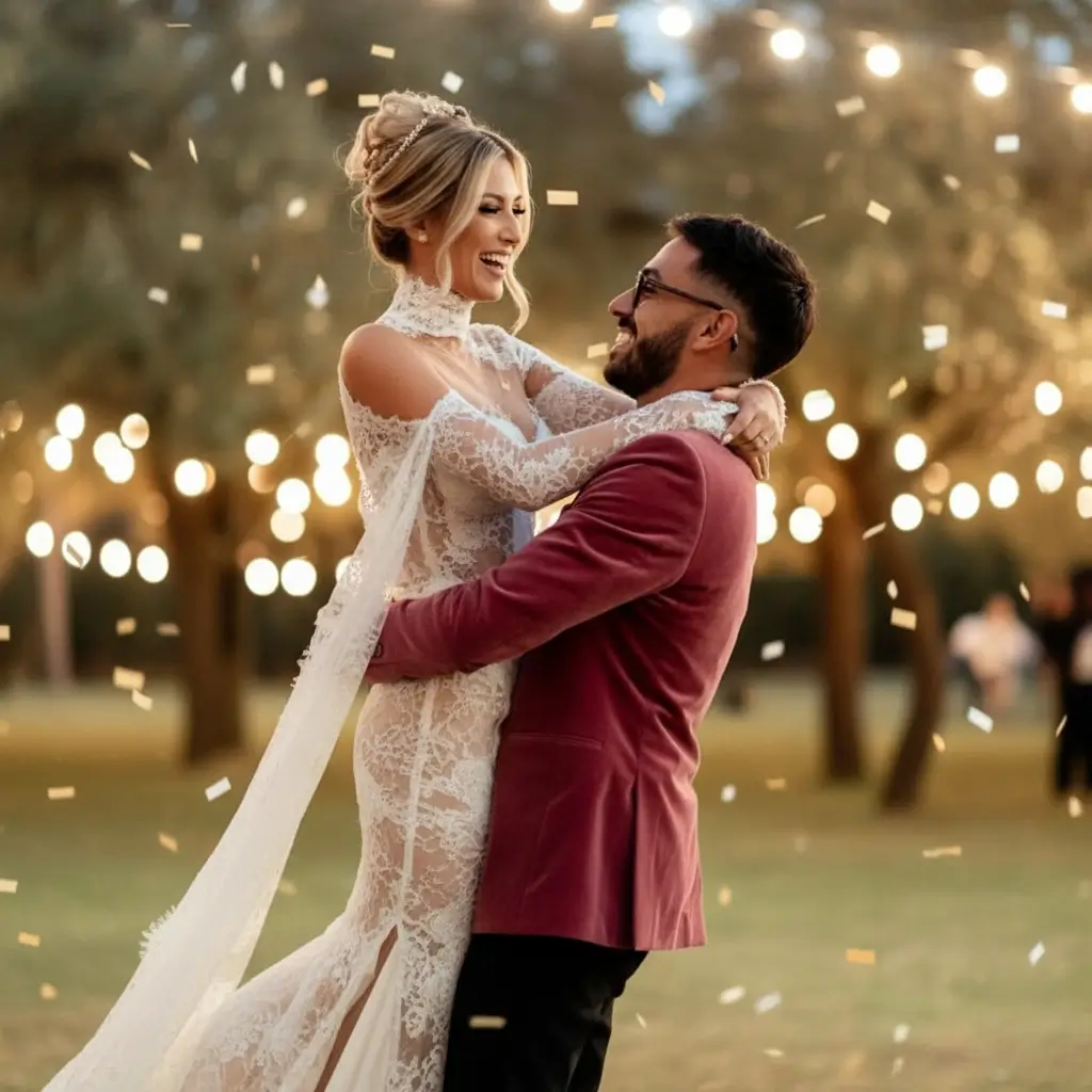 Nunta Claudiei Puican și Armin Nicoară: tort de 2,5 metri