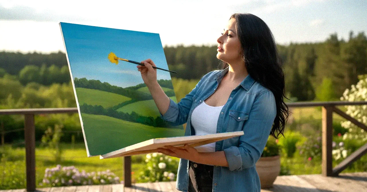 Gabriela Cristea explorează creativitatea în noul său atelier