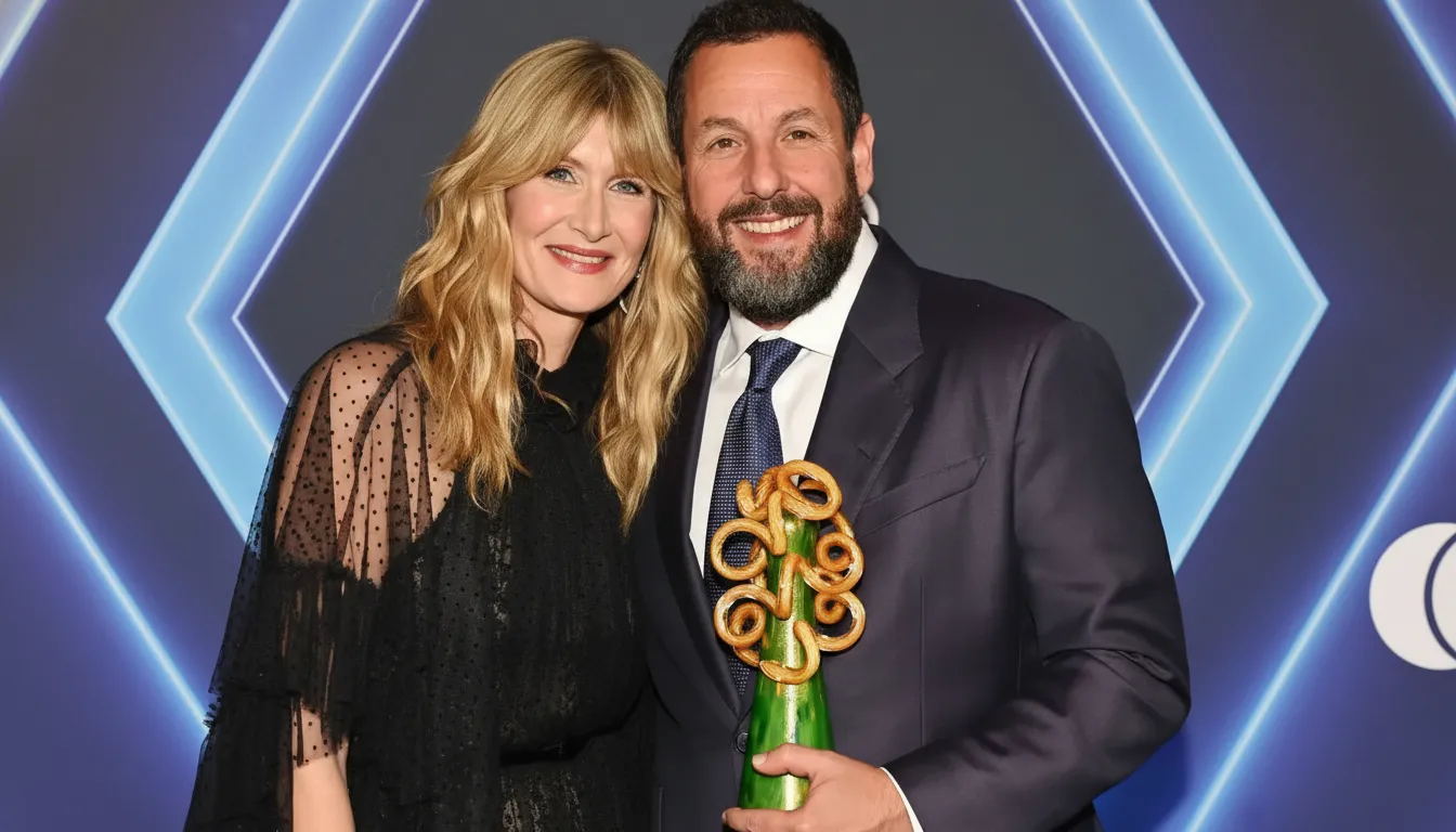 Adam Sandler, show incendiar la gala Palm Springs cu un discurs amuzant