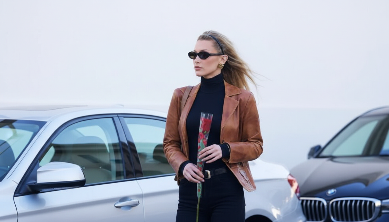 Bella Hadid, inspirație Carolyn Bessette-Kennedy: Stil iconic