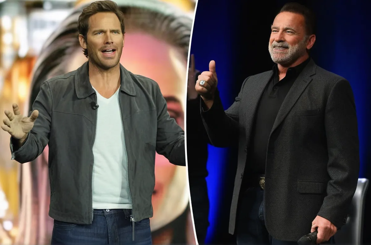 Chris Pratt nu știe ce să facă cu cadoul uriaș de Crăciun primit de la Arnold Schwarzenegger