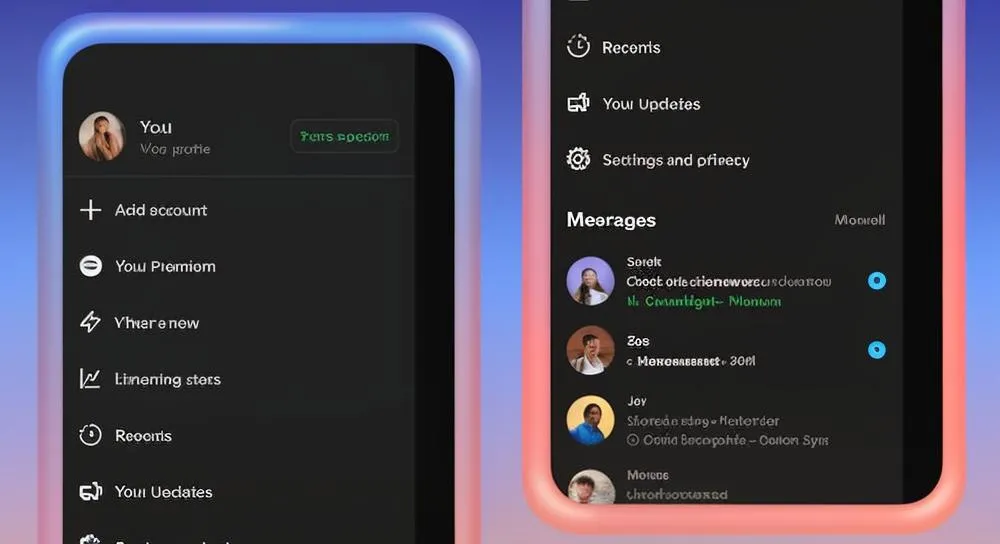 Spotify permite partajarea în timp real a muzicii ascultate, prin chat