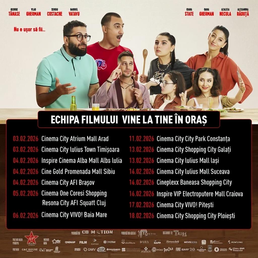 Turneu național pentru comedia În pielea mea” – actorii vizitează 16 orașe