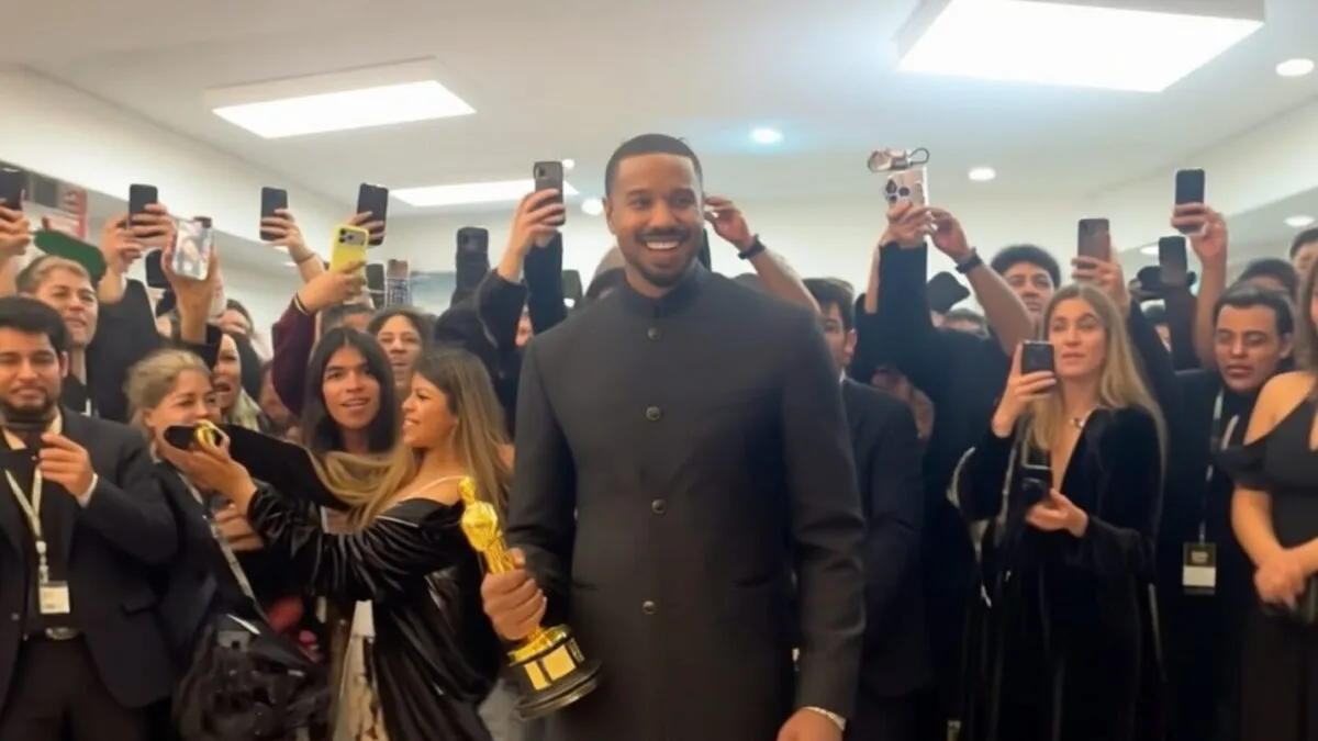 Michael B. Jordan a luat Oscarul și a sărbătorit cu un burger la In-N-Out