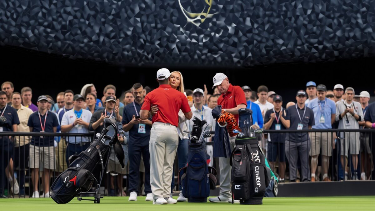 Tiger Woods la 50 de ani săruturi pasionale cu Vanessa Trump în public