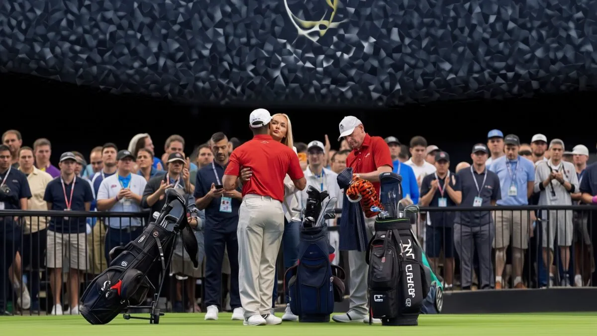 Tiger Woods la 50 de ani săruturi pasionale cu Vanessa Trump în public
