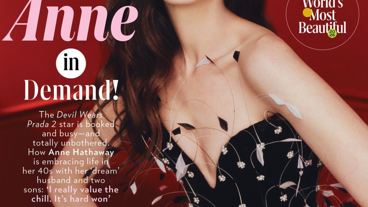 Anne Hathaway, la 43 de ani, dezvăluie secretele frumuseții și produsele preferate