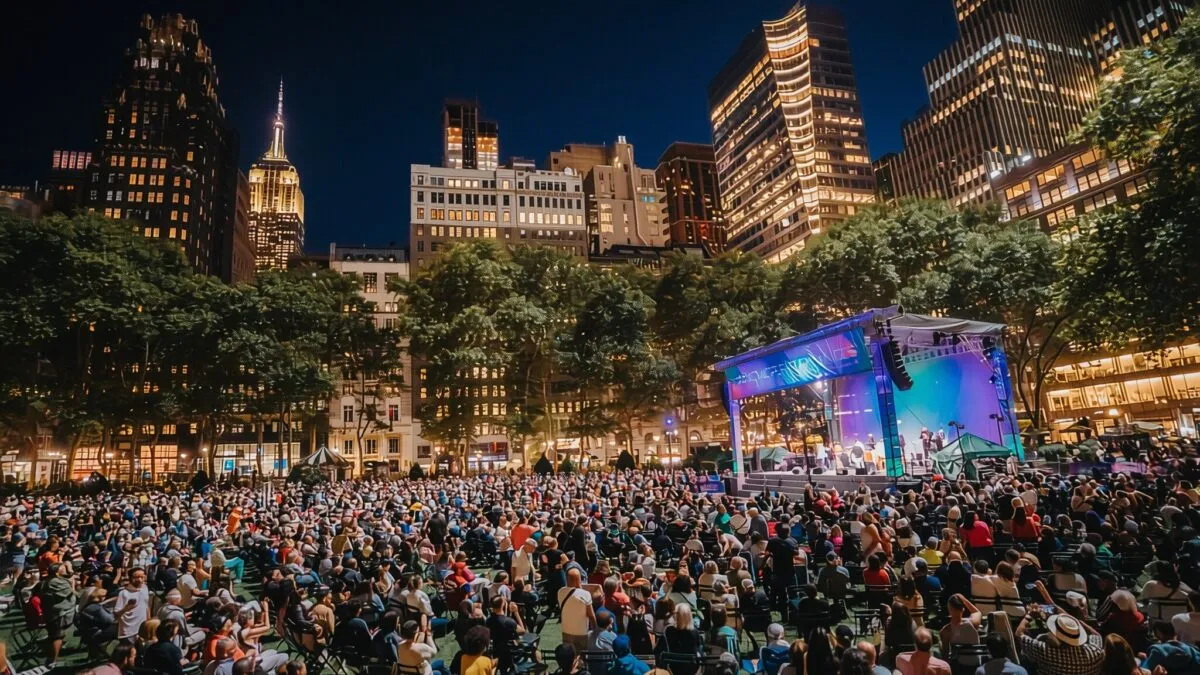 Bryant Park anunță 24 de concerte gratuite pentru vara anului 2026